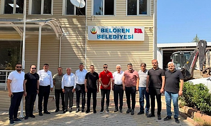 Kırsal altyapı ve yol yatırımları yerinde incelendi