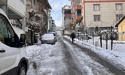 Kulp'ta kar esareti: Pazar esnafının büyük çoğunluğu tezgah açamadı