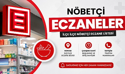 Malatya'da 12 Temmuz nöbetçi eczaneler listesi