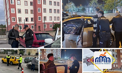 Malatya'da 24 saatte 6 bin 848 kişi sorgulandı!