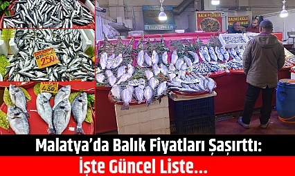 Malatya'da Balık Fiyatları Şaşırttı: İşte Güncel Liste