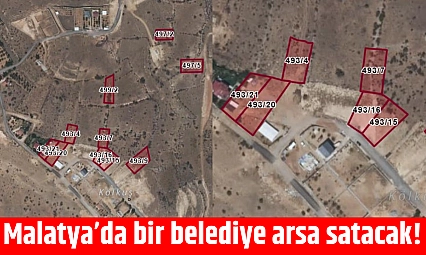 Malatya'da bir belediye arsa satacak!