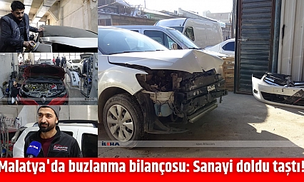 Malatya'da buzlanma bilançosu: Sanayi doldu taştı!