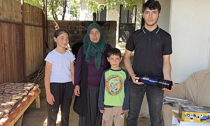 Malatya'da CİMER'e yazdı, teleskop hayaline kavuştu