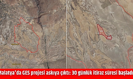 Malatya'da GES projesi askıya çıktı: 30 günlük itiraz süresi başladı