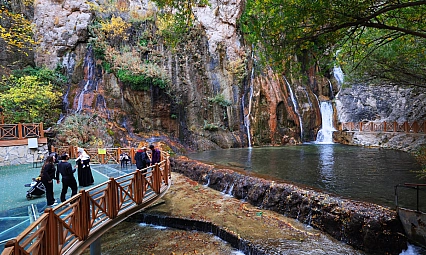 Malatya'da gezi için harika alan: Sonbaharla masal diyarını aratmadı…