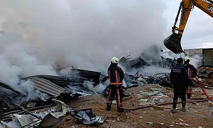 Malatya'da korkutan yangın!