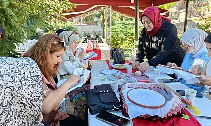 Malatya'da kadınlar tarihi bedestende üreterek buluştu