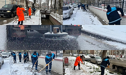 Malatya'da Karla Mücadele Aralıksız Devam Ediyor
