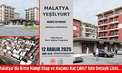 Malatya'da Kime Hangi Etap ve Kaçıncı Kat Çıktı? İşte Detaylı Liste…