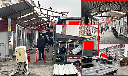 Malatya'da konteyner çarşıda tahliye başladı: 63 esnaf taşınıyor!