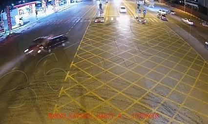 Malatya'daki trafik kazaları KGYS kameralarına takıldı