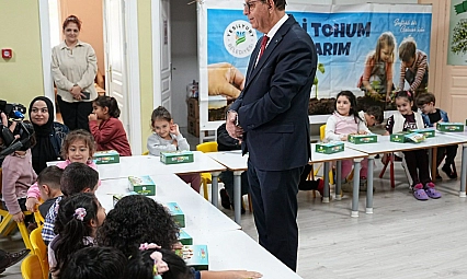 Malatya'da minik öğrencilere yerli tohum eğitimi