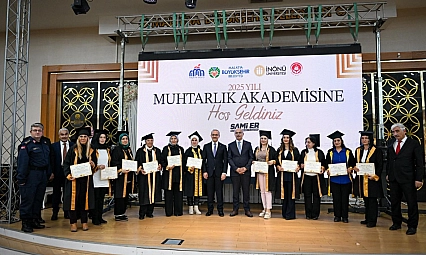 Malatya'da muhtarlar mezun oldu