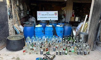 Malatya'da Operasyon: Bin 230 Litre Ele Geçirildi