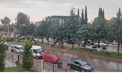 Malatya'da özlenen yağış başladı…