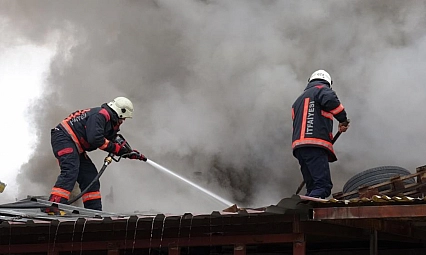 Malatya'da sanayi sitesinde alevler yükseldi