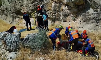 Malatya'da UMKE'den gerçeği aratmayan tatbikat