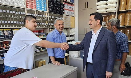 Malatya'da yeni dükkânlar kapılarını açtı!  Taşkın esnafının taleplerini dinledi