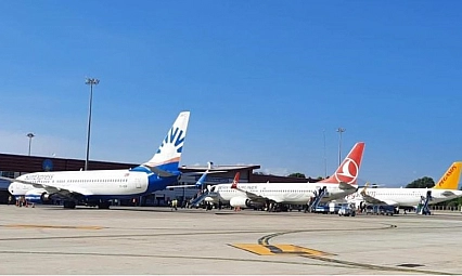 Malatya Havalimanı'nda rekor hareketlilik