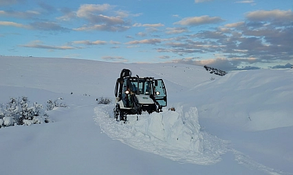 Malatya kar altında! 457 mahalle ile bağlantı kesildi!