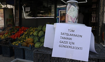 Malatyalı depremzede esnaftan Gazze'ye anlamlı destek: Günlük kazancını bağışladı
