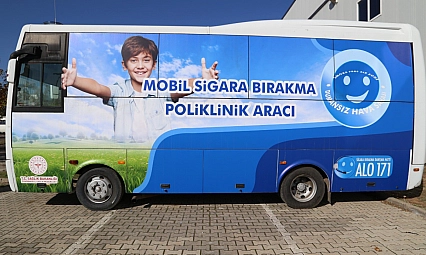 Mobil sigara bırakma polikliniği hizmete başladı