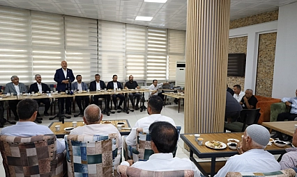 Muhtarlarla istişare toplantısı yapıldı
