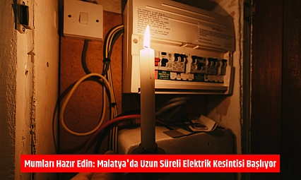 Mumları Hazır Edin: Malatya'da Uzun Süreli Elektrik Kesintisi Başlıyor