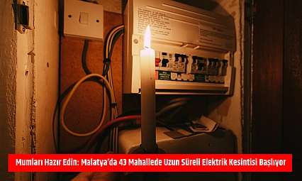 Mumları Hazır Edin: Malatya'da 43 Mahallede Uzun Süreli Elektrik Kesintisi Başlıyor