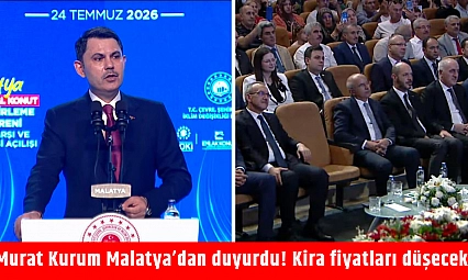 Murat Kurum Malatya'dan duyurdu! Kira fiyatları düşecek