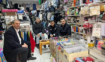 Mustafa Atış, esnaf ve vatandaşlarla bir araya geldi