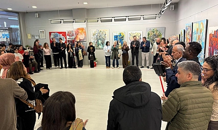 Ressam Atilla, SANKO Sanat Galerisi'nde sergi açtı