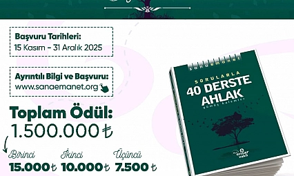 'Sana Emanet' bilgi yarışması başladı