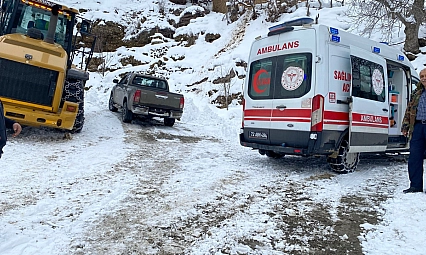 Sason'da ekiplerin zorlu kış mesaisi