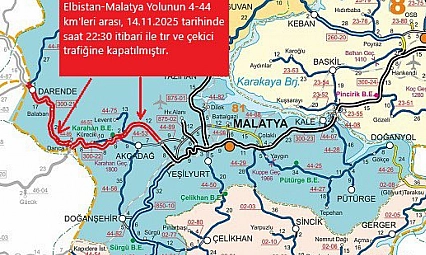 Sivas-Malatya karayolu tüm araçlara açıldı