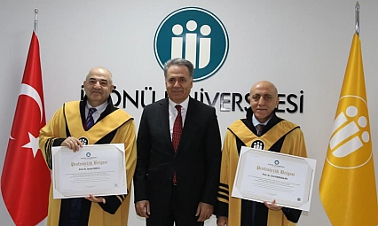 İnönü Üniversitesi'nde akademisyenler cübbelerini giydi