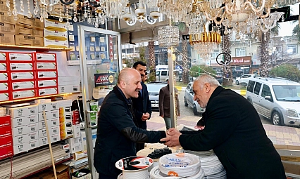 Vali Varol esnafın nabzı tutuldu