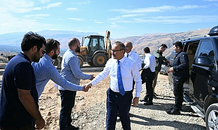 Vali Yavuz projeleri yerinde inceledi