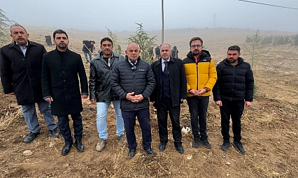 Yahyalı'ya bin 200 fidan dikildi