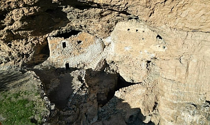 Yüzlerce yıllık yapı dron ile görüntülendi