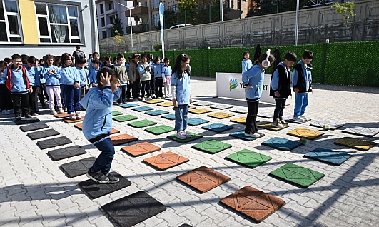 Minik öğrenciler sporla buluştu