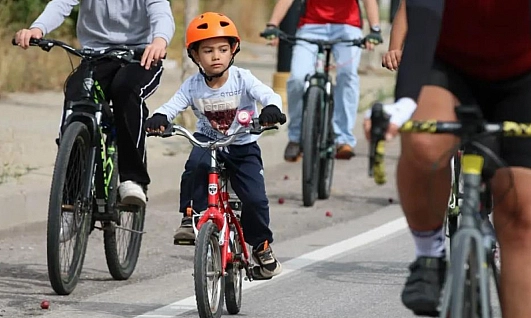 Sporseverler 'Türkiye Pedallıyor' için bir araya geldi