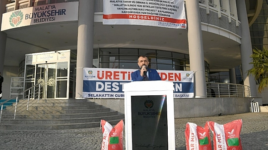 Üreticilere kaba yem tohumu
