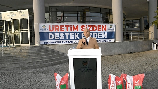 Üreticilere kaba yem tohumu