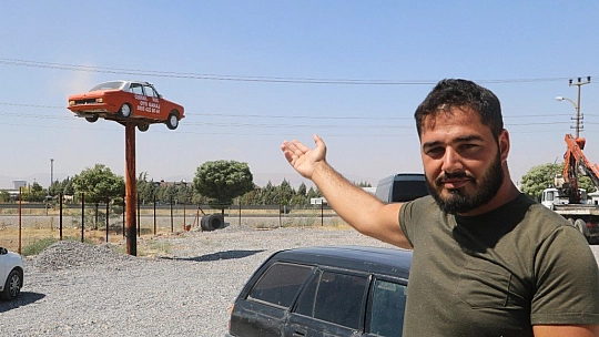 Direk üzerinde aksesuar oldu