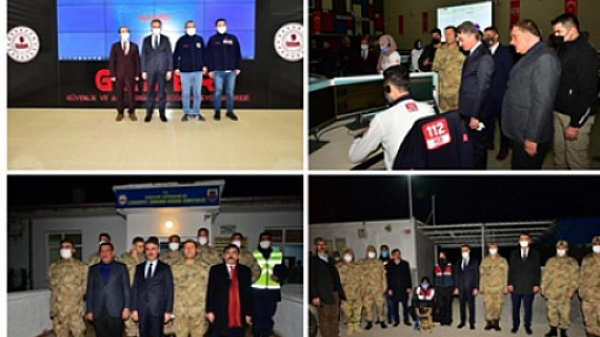 Vali Baruş'tan yeni yıl ziyaretleri