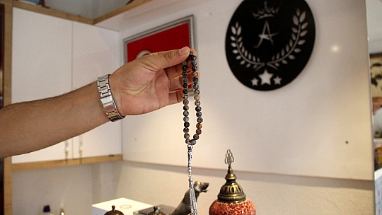 Tespih ustasından muhteşem uyum