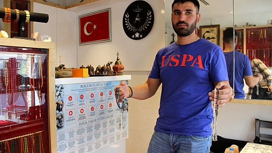Tespih ustasından muhteşem uyum