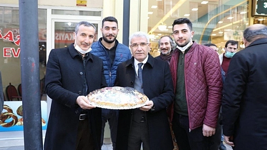 Esnaflara destek ziyareti